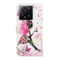 For Xiaomi 13T Oil Embossed 3D Drawing Leather Phone Case(Flower Fairy)