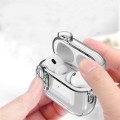 For AirPods Pro 2 Ice Crystals Shockproof Earphone Protective Case(Transparent)