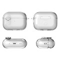 For AirPods Pro 2 Ice Crystals Shockproof Earphone Protective Case(Grey)