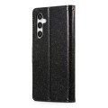 For Samsung Galaxy A54 5G Glitter Powder Love Leather Phone Case(Black)