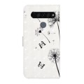For LG K61S / K51S Oil Embossed 3D Drawing Leather Phone Case(Couple Dandelion)