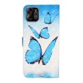 For Tecno Spark Go 2023 Oil Embossed 3D Drawing Leather Phone Case(3 Butterflies)