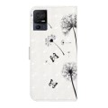 For TCL 40 SE Oil Embossed 3D Drawing Leather Phone Case(Couple Dandelion)