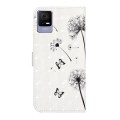 For TCL 405 / 406 Oil Embossed 3D Drawing Leather Phone Case(Couple Dandelion)