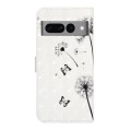 For Google Pixel 7 Pro Oil Embossed 3D Drawing Leather Phone Case(Couple Dandelion)