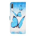 For Sony Xperia L3 Oil Embossed 3D Drawing Leather Phone Case(3 Butterflies)