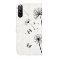 For Sony Xperia L4 Oil Embossed 3D Drawing Leather Phone Case(Couple Dandelion)
