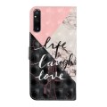 For Sony Xperia 1 V Oil Embossed 3D Drawing Leather Phone Case(Stitching Marble)