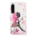 For Sony Xperia 10 IV Oil Embossed 3D Drawing Leather Phone Case(Flower Fairy)