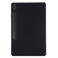 For Samsung Galaxy Tab S9 FE+ Pure Color Liquid Silicone Shockproof Tablet Case(Black)