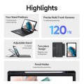 For Samsung Galaxy Tab A8 2021 10.5 DUX DUCIS DK Floating Magnetic Keyboard Leather Tablet Case with
