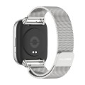 For Redmi Watch 3 Lite / Watch 3 Active Mijobs Milan Magnetic Metal Watch Band(Silver)