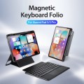 For Xiaomi Pad 5 / 5 Pro DUX DUCIS DK Floating Magnetic Keyboard Leather Tablet Case with Holder(Bla