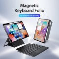 For Xiaomi Pad 6 / 6 Pro DUX DUCIS DK Floating Magnetic Keyboard Leather Tablet Case with Holder(Bla