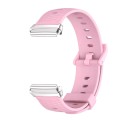 For Redmi Watch 3 Lite / Watch 3 Active Mijobs Honeycomb Texture TPU Watch Band(Pink Silver)