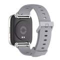 For Redmi Watch 3 Lite / Watch 3 Active Mijobs Honeycomb Texture TPU Watch Band(Grey Silver)