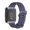 For Redmi Watch 3 Lite / Watch 3 Active Mijobs Honeycomb Texture TPU Watch Band(Midnight Blue Silver