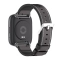 For Redmi Watch 3 Lite / Watch 3 Active Mijobs TPU Leather Watch Band(Black)