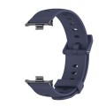 For Xiaomi Mi Band 8 Pro Mijobs Honeycomb Texture Silicone Watch Band(Midnight Blue Black)