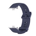 For Xiaomi Mi Band 8 Pro Mijobs Honeycomb Texture Silicone Watch Band(Midnight Blue Silver)