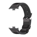 For Xiaomi Mi Band 8 Pro Mijobs TPU Leather Watch Band(Black)