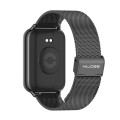 For Xiaomi Mi Band 8 Pro Mijobs Milan Buckle Stainless Steel Watch Band(Black)