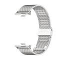 For Xiaomi Mi Band 8 Pro Mijobs Milan Buckle Stainless Steel Watch Band(Silver)