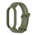 For Xiaomi Mi Band 8 MIJOBS GS Unibody Solid Color Sports Watch Band(Army Green)