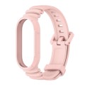 For Xiaomi Mi Band 8 MIJOBS GS Unibody Solid Color Sports Watch Band(Pink)