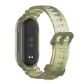 For Xiaomi Mi Band 8 MIJOBS GS Unibody Clear Color Sports Watch Band(Army Green)