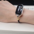 For Xiaomi Mi Band 8 Mibbs Milan Cord Bracelet Watch Band(Black)