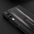 For Honor V Purse GKK Full Coverage Folding Leather Phone Case with Holder(Black)