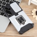 For Samsung Galaxy S24 5G Camera Shield Card Slot PC+TPU Phone Case(Silver)