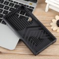 For Samsung Galaxy S24 Ultra 5G Camera Shield Card Slot PC+TPU Phone Case(Black)