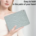 For iPad 10.5 Air 3 2019 Jelly Color Water Ripple TPU Tablet Case(Grey)