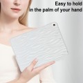 For iPad 10.5 Air 3 2019 Jelly Color Water Ripple TPU Tablet Case(White)
