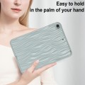 For iPad mini 5 / 4 / 3 / 2 / 1 Jelly Color Water Ripple TPU Tablet Case(Grey)