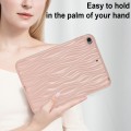 For iPad mini 5 / 4 / 3 / 2 / 1 Jelly Color Water Ripple TPU Tablet Case(Pink)