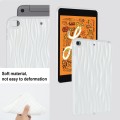 For iPad mini 5 / 4 / 3 / 2 / 1 Jelly Color Water Ripple TPU Tablet Case(White)
