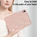 For iPad mini 6 Jelly Color Water Ripple TPU Tablet Case(Pink)