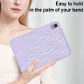 For iPad mini 6 Jelly Color Water Ripple TPU Tablet Case(Purple)