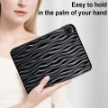 For iPad Pro 11.0 2022 / 2021 / 2020 Jelly Color Water Ripple TPU Tablet Case(Black)