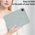 For iPad Pro 11.0 2022 / 2021 / 2020 Jelly Color Water Ripple TPU Tablet Case(Grey)
