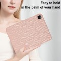 For iPad Pro 11.0 2022 / 2021 / 2020 Jelly Color Water Ripple TPU Tablet Case(Pink)