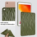 For iPad 10.2 2021 / 2020 / 2019 Jelly Color Water Ripple TPU Tablet Case(Dark Green)