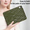 For iPad 10th Gen 10.9 2022 Jelly Color Water Ripple TPU Tablet Case(Dark Green)
