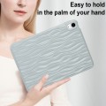 For iPad 10th Gen 10.9 2022 Jelly Color Water Ripple TPU Tablet Case(Grey)