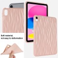 For iPad 10th Gen 10.9 2022 Jelly Color Water Ripple TPU Tablet Case(Pink)