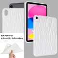 For iPad 10th Gen 10.9 2022 Jelly Color Water Ripple TPU Tablet Case(White)