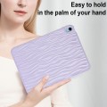 For iPad Air 10.9 2022 / 2020 Jelly Color Water Ripple TPU Tablet Case(Purple)